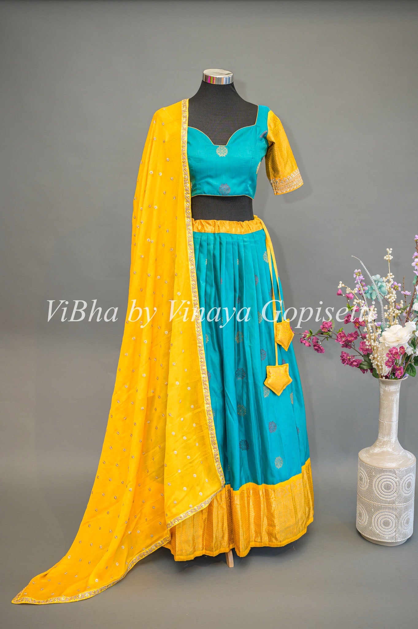 Stylish Yellow Lehenga Choli – Indian Rani
