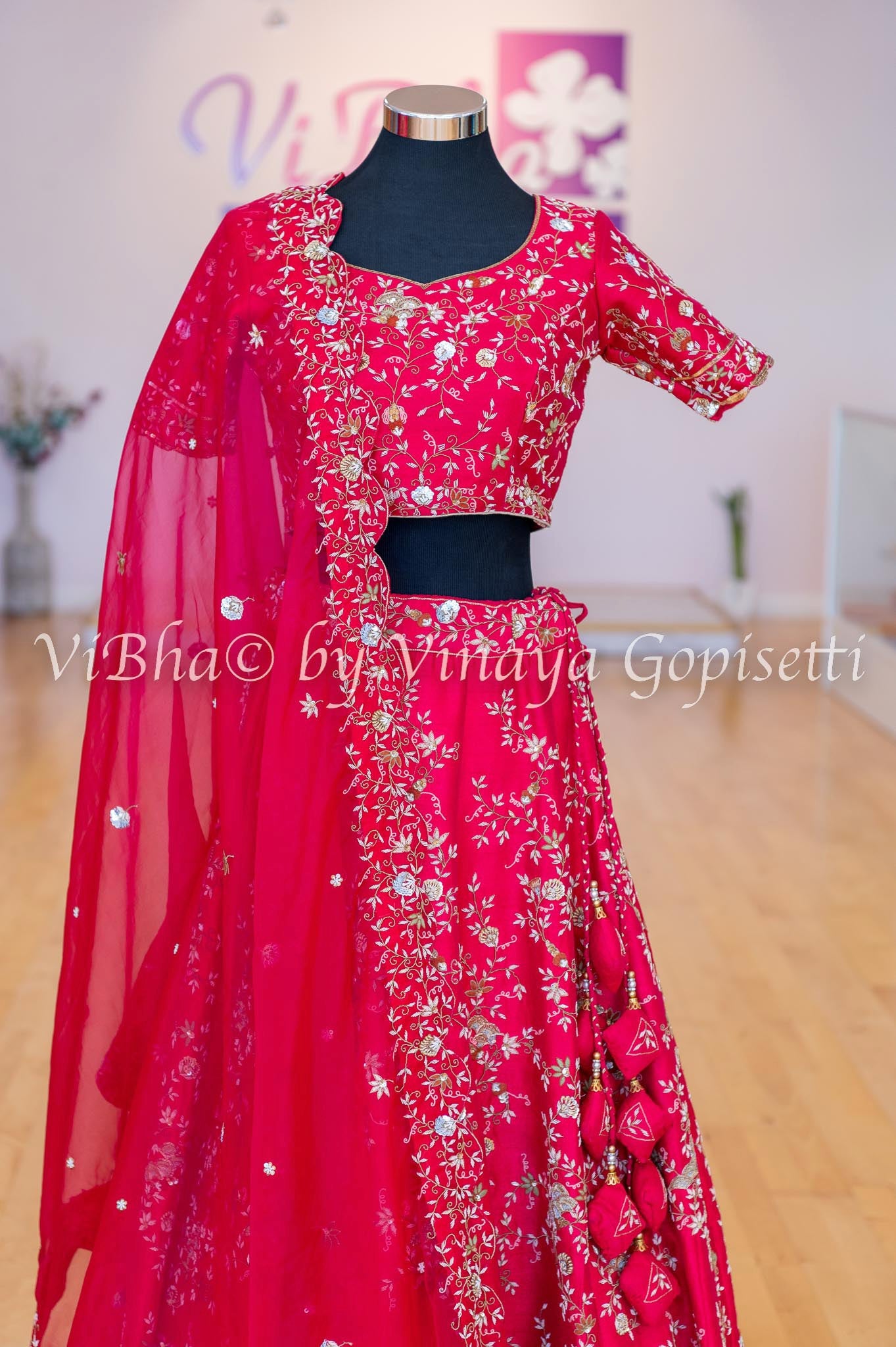 Gold Digital Print Lehenga With Pink Blouse | All products | Best  handcrafted blouse online