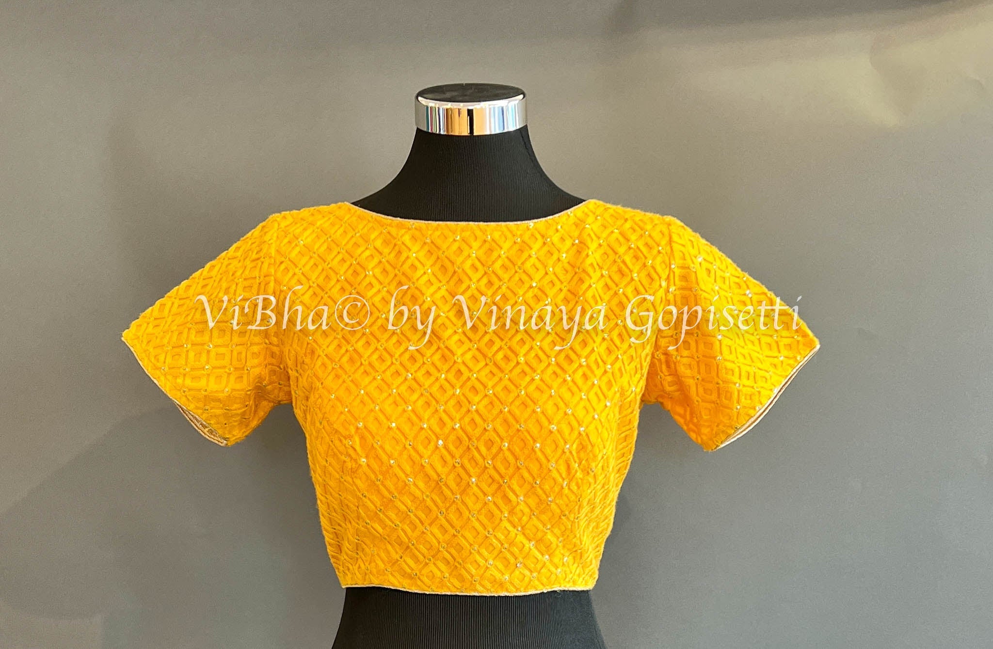 Yellow Chikankari Lehenga