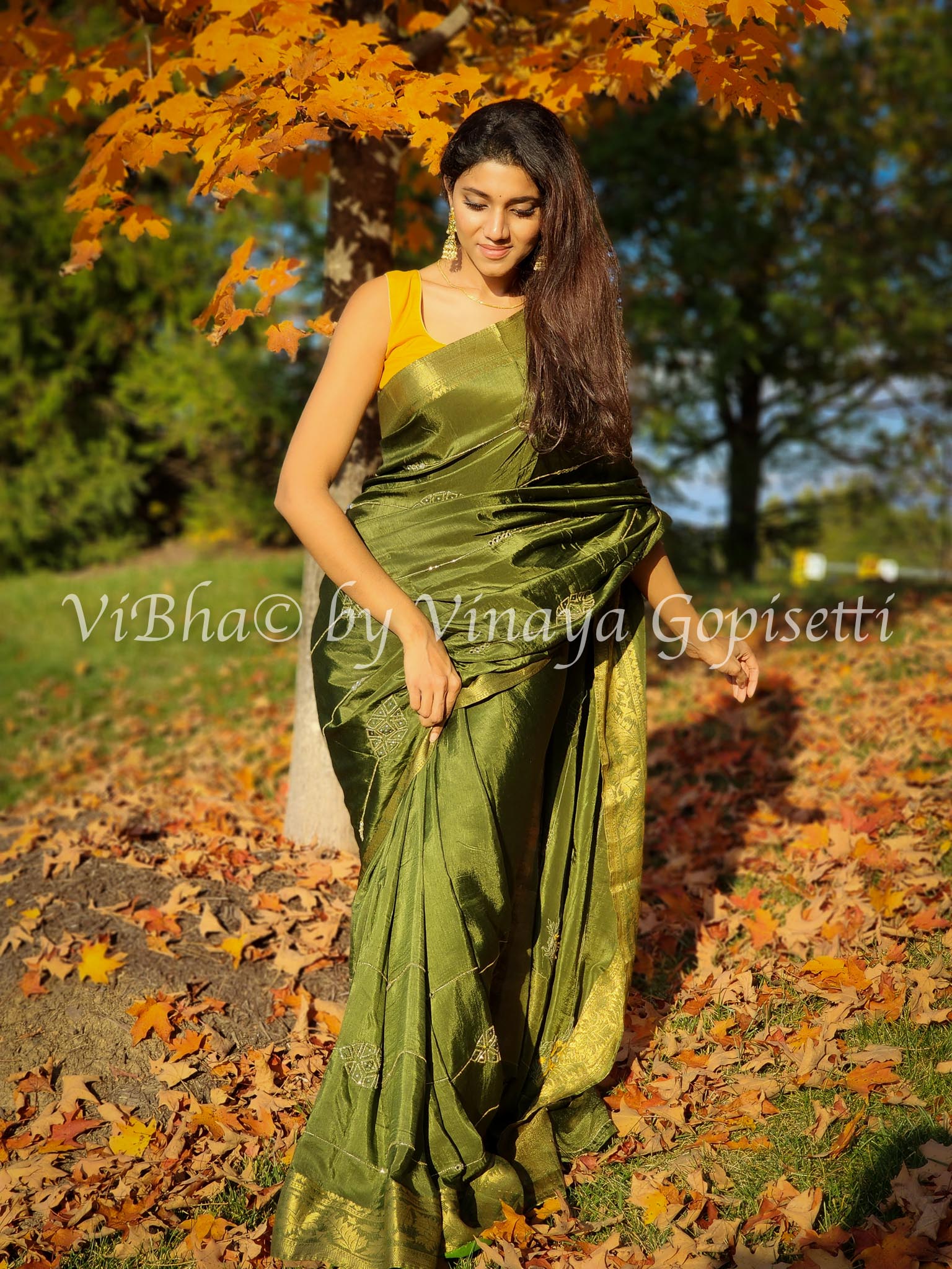 Mehendi Green Sarees | Buy Indian Mehendi Green Color Sarees Online |  KalaNiketan