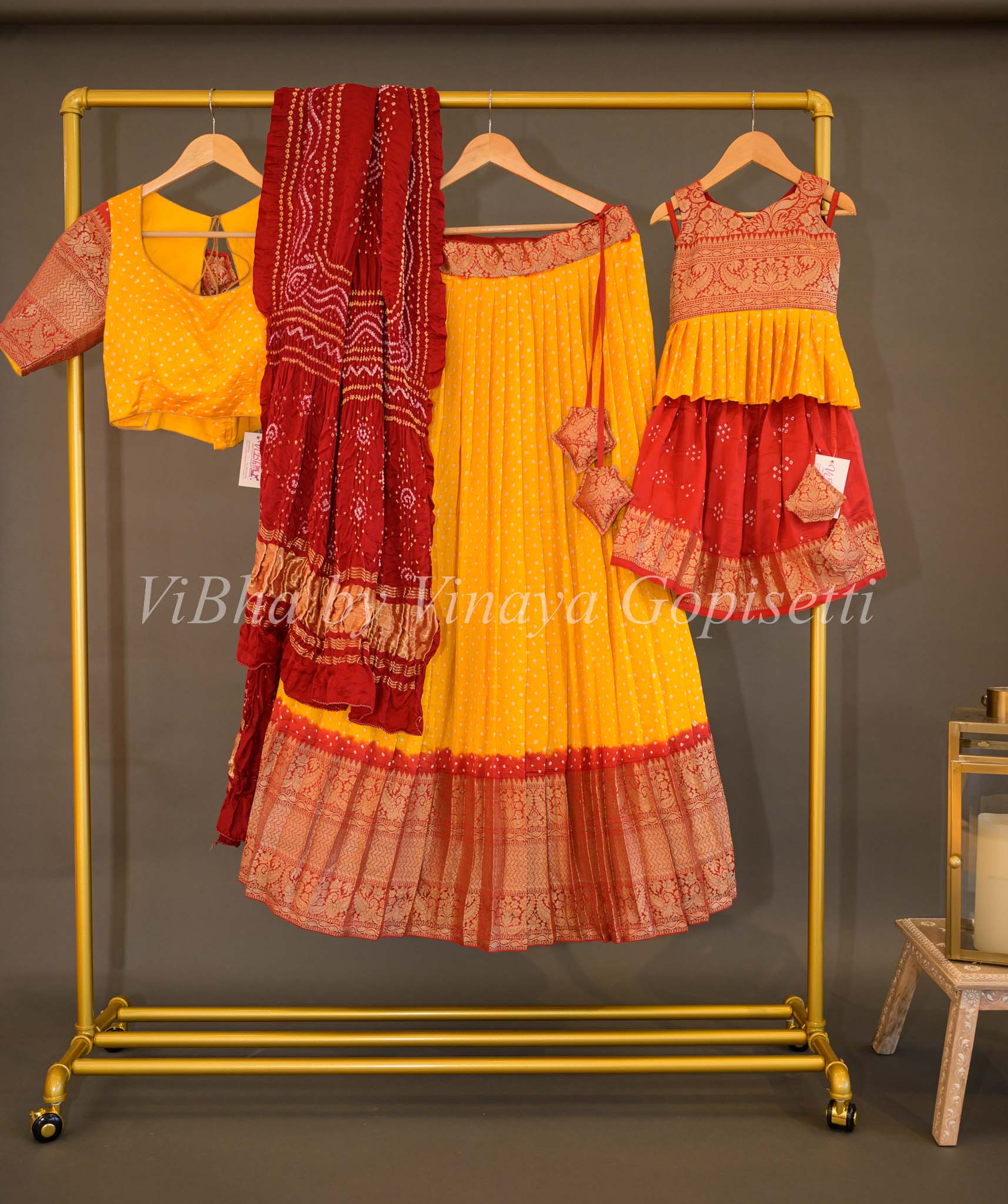Yellow Embroidered Lehenga Set Design by Dolly J at Pernia's Pop Up Shop  2024