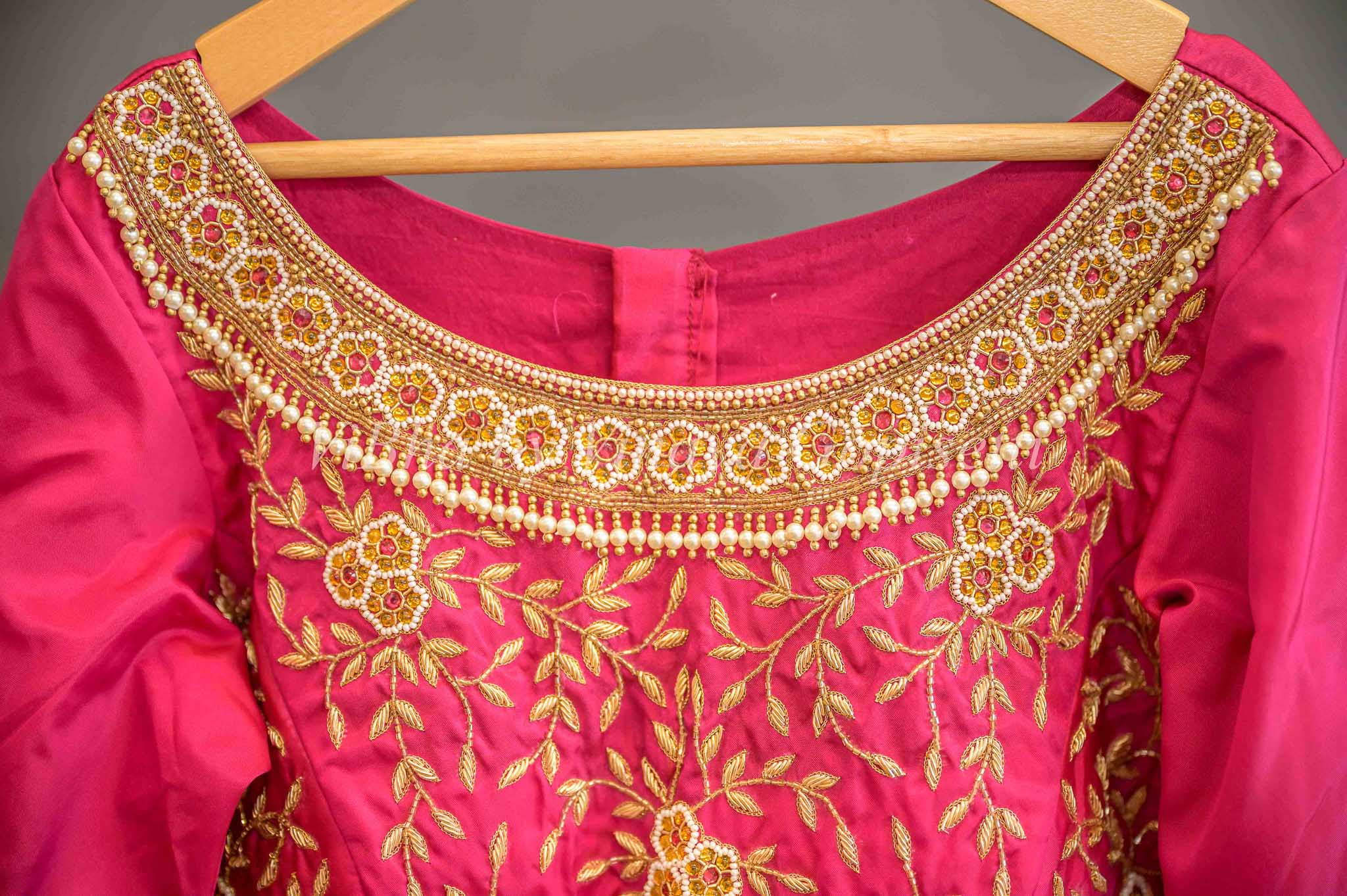 PV 4021 : Yellow And Pink Kanjeevaram.Mustard Yellow kanjeevaram lahenga  with pink benarasi dupp… | Lehenga saree design, Half saree designs,  Fashion blouse design