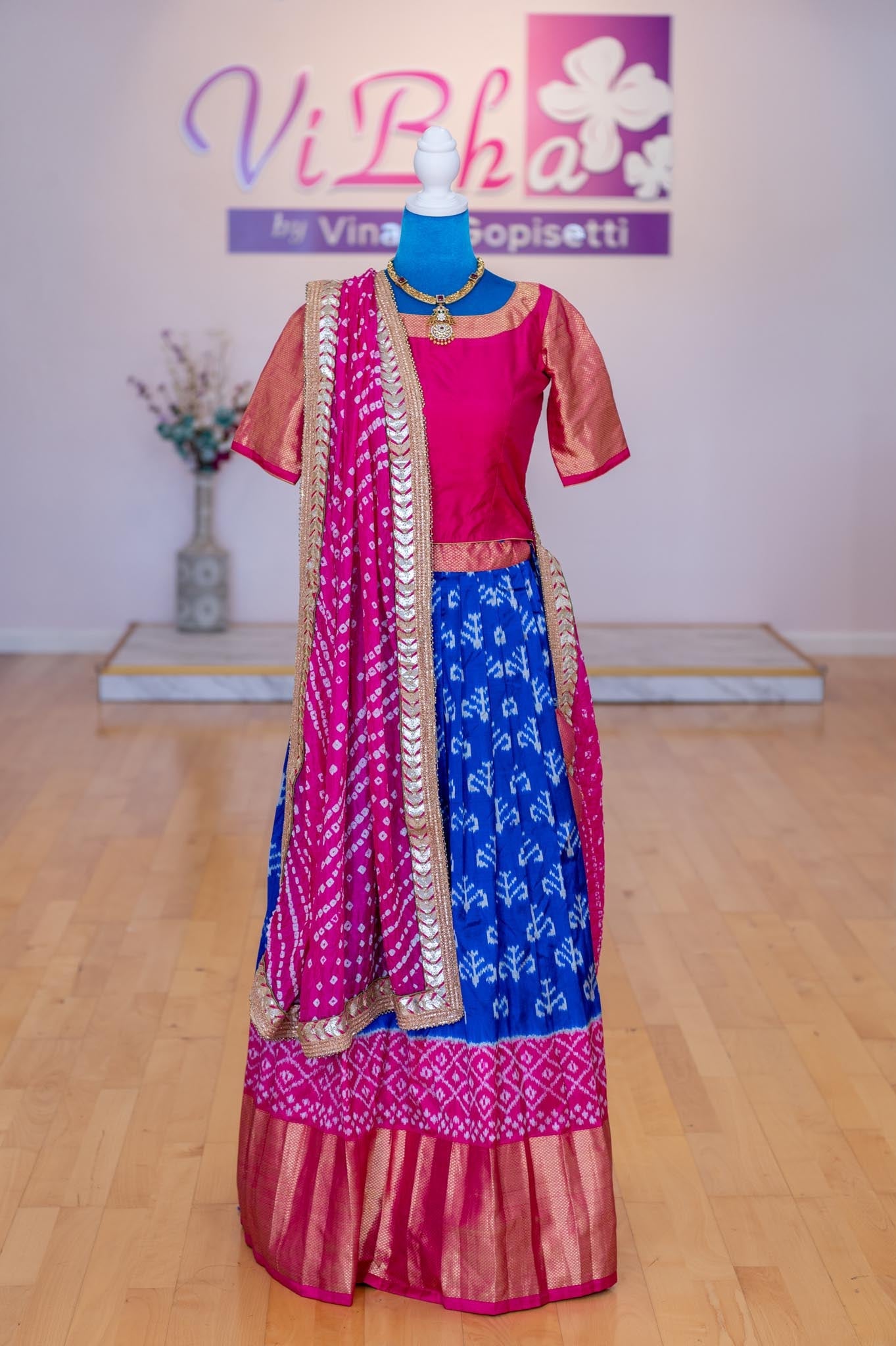 Buy RAMANI ENTERPRISE Self Design Patola Jacquard Dark Blue Sarees Online @  Best Price In India | Flipkart.com
