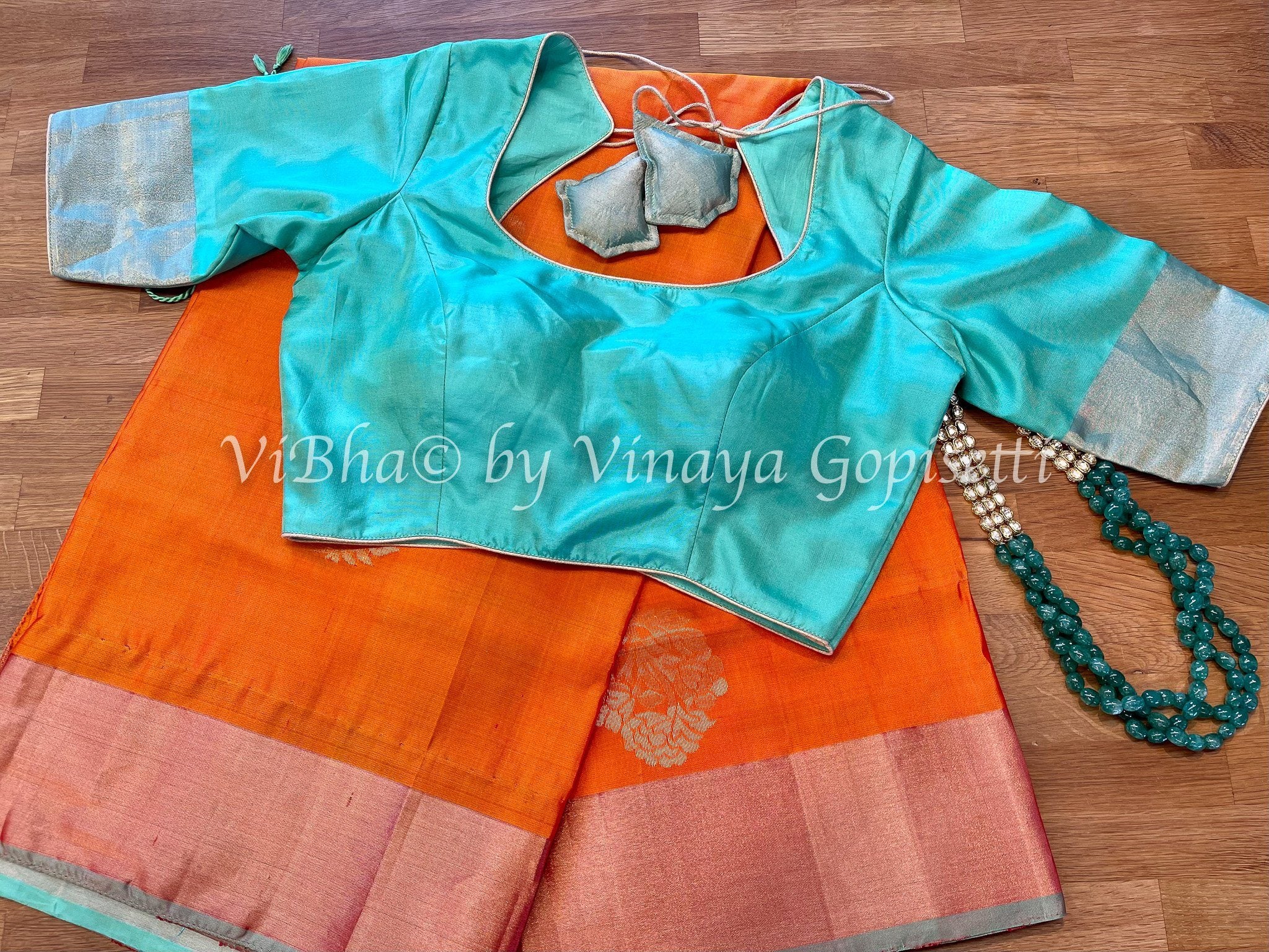 Felicitous Rama Soft Silk Saree With Transcendent Blouse Piece –  LajreeDesigner