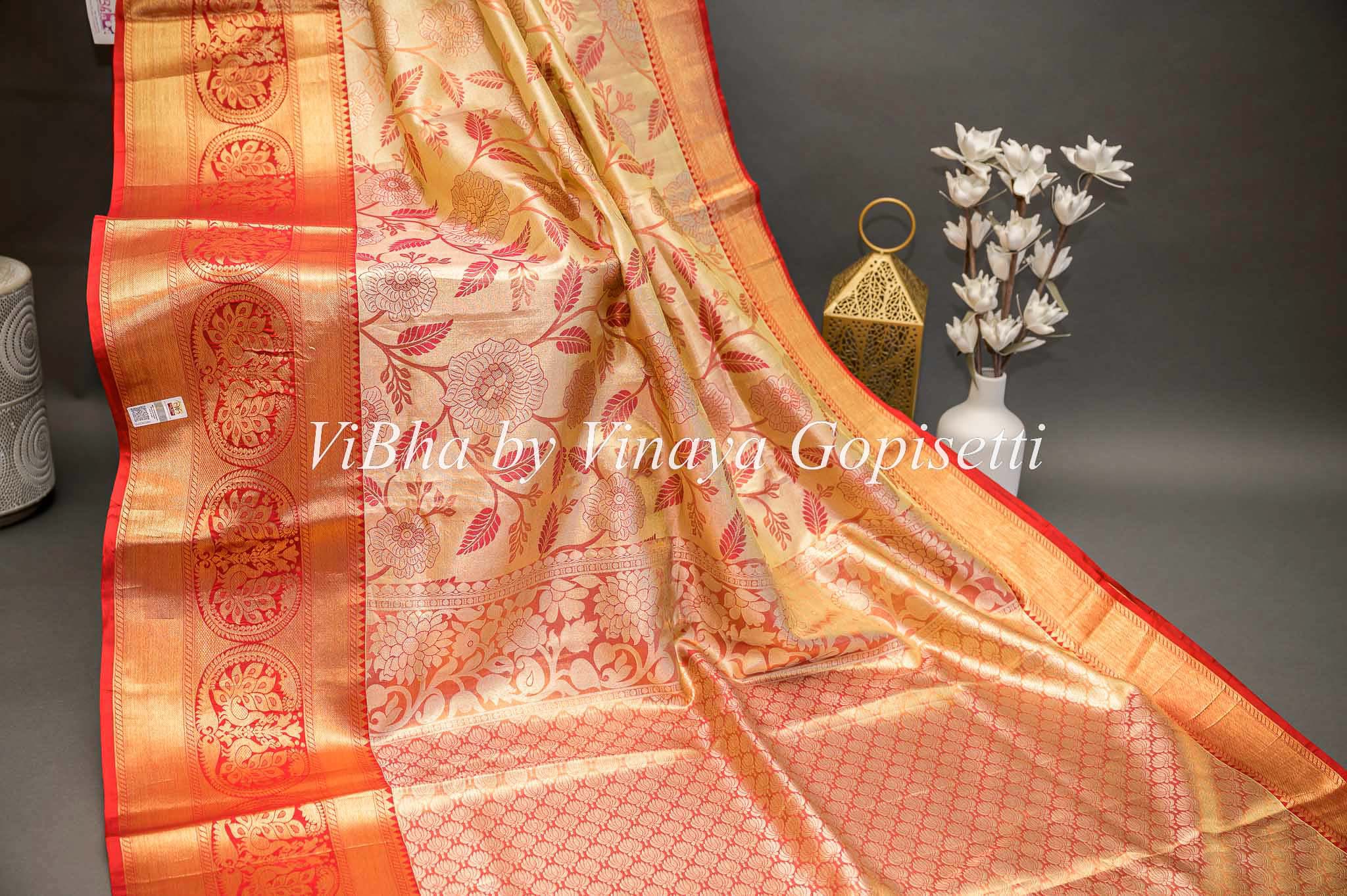 Blue Cream Saree With Golden Blouse Rental Service at Rs 1600 | Vashi |  Navi Mumbai | ID: 16523765230