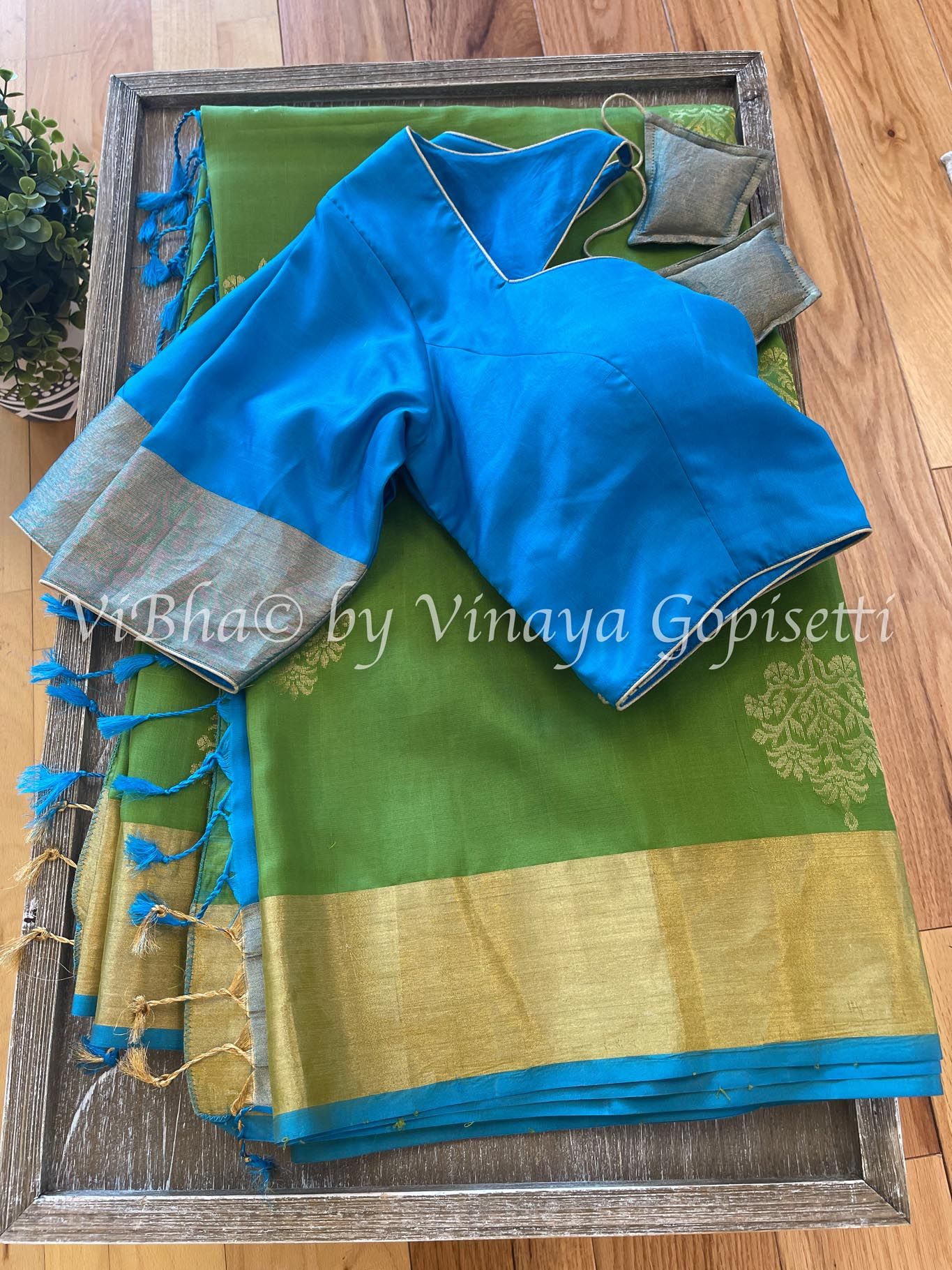 Silk Green Pochampally Saree, With Blouse Piece at Rs 11500 in Nalgonda