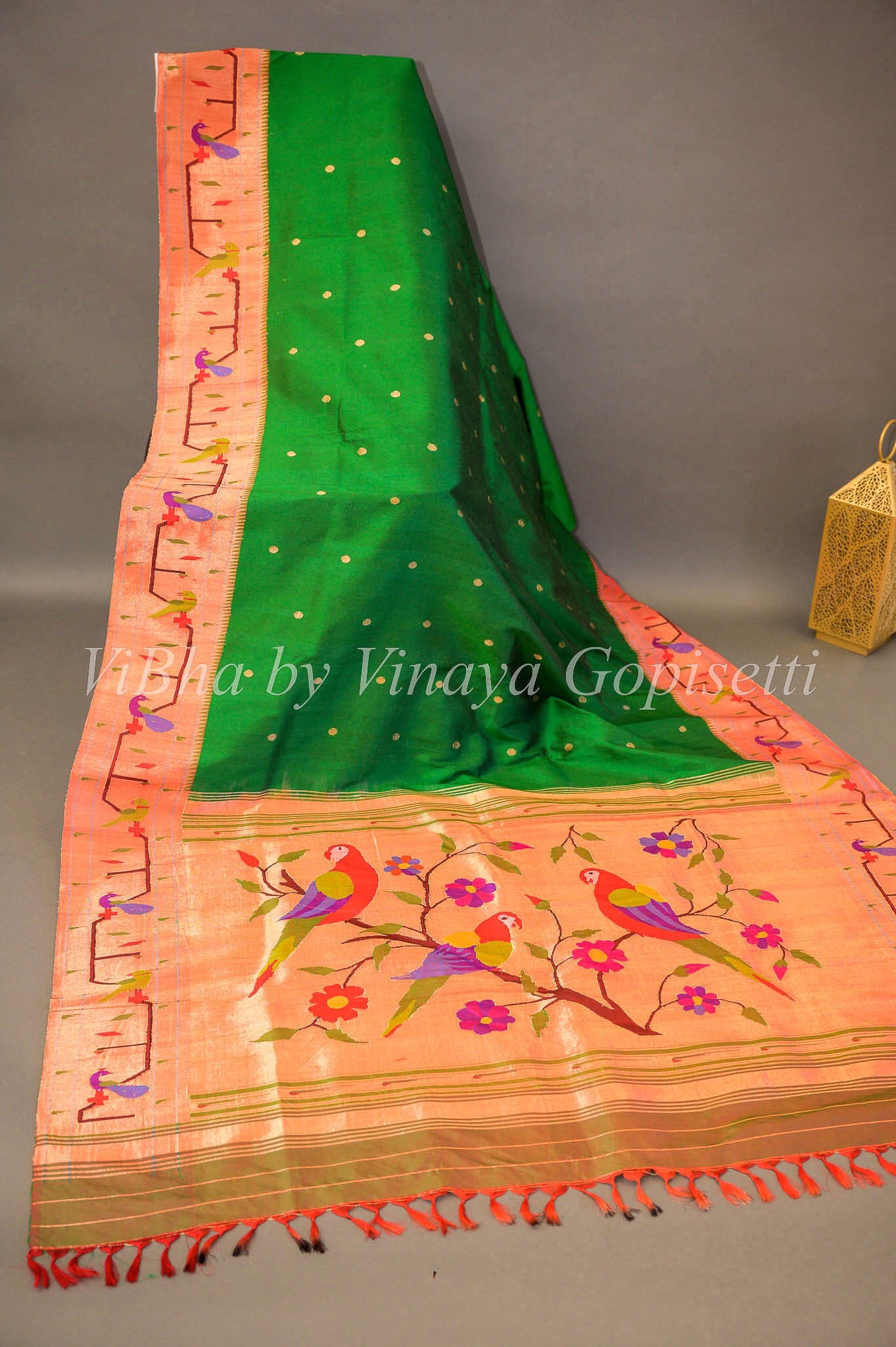 Paithani Single Muniya Saree – Uppadasarees.in